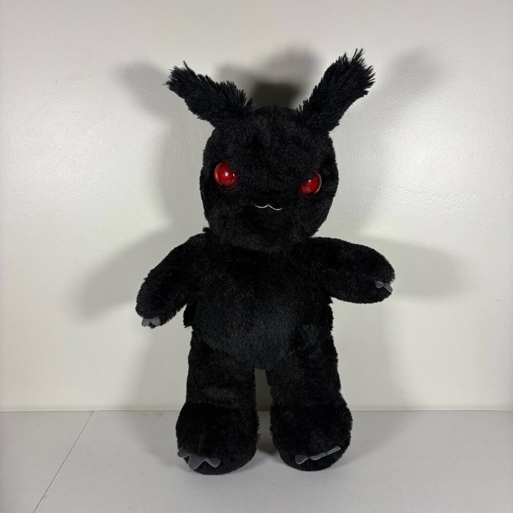 Build A Bear Mothman Full Size Plush 16" Loveable Legends Black w/o Wings